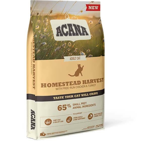 Acana Homestead Harvest Tavuklu ve Hindili Yetişkin Kedi Maması 4.5 Kg - Kuru Kedi Maması
