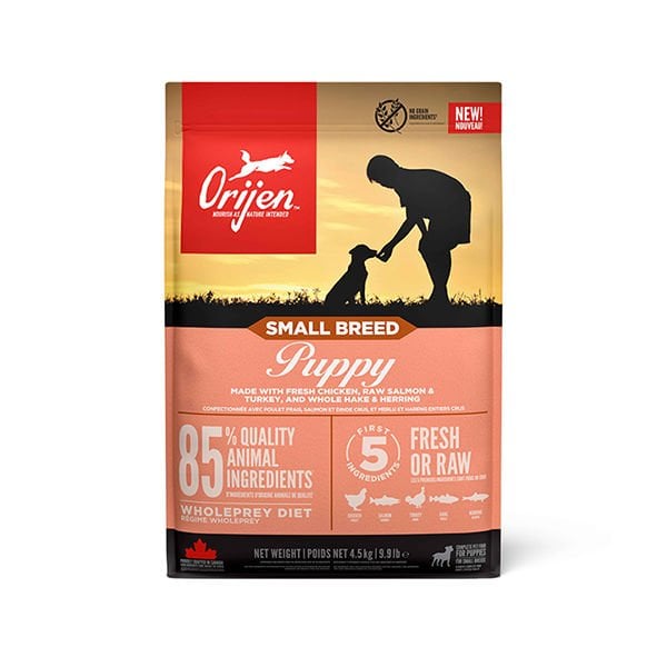 Orijen Puppy Small Breed Tavuk Somon ve Hindi Etli Küçük Irk Yavru Köpek Maması 4.5 Kg - Kuru Köpek Maması