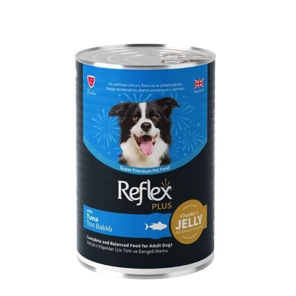 Reflex Plus Jöle İçinde Ton Balıklı Yetişkin Konserve Köpek Maması 1 Adet 400 Gr - Konserve Köpek Maması
