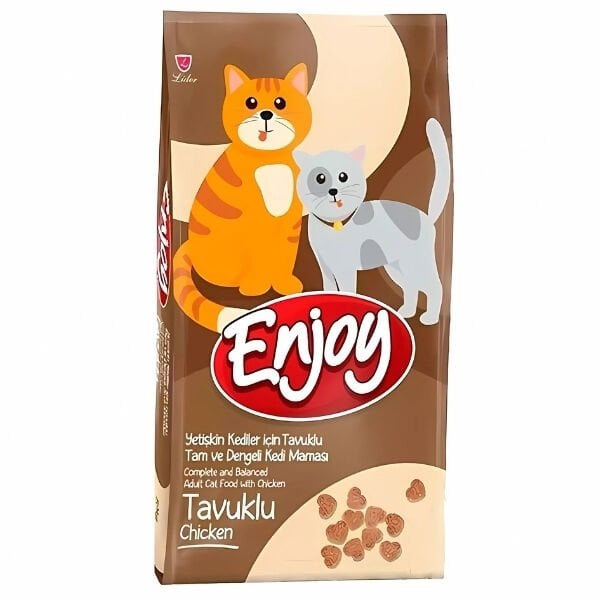 Enjoy Tavuklu Yetişkin Kedi Maması 15 Kg - Kuru Kedi Maması