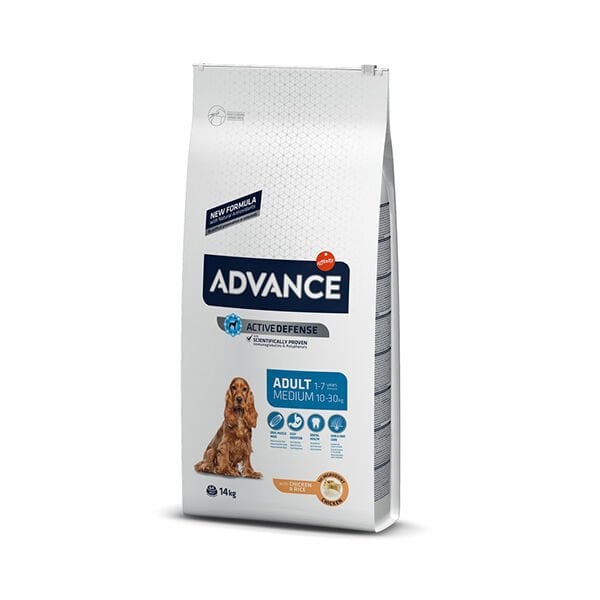 Advance Adult Medium Tavuklu Orta Irk Yetişkin Köpek Maması 14 Kg - Kuru Köpek Maması