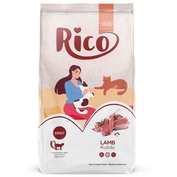 Rico Kuzulu Yetişkin Kedi Maması 15 Kg - Kuru Kedi Maması