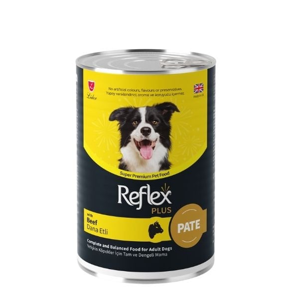 Reflex Plus Pate İçinde Dana Etli Yetişkin Konserve Köpek Maması 1 Adet 400 Gr - Konserve Köpek Maması