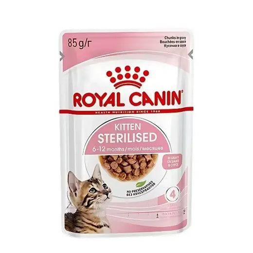 Royal Canin Kitten Sterilised Pouch Kısırlaştırılmış Yavru Yaş Kedi Maması 1 Adet 85 Gr