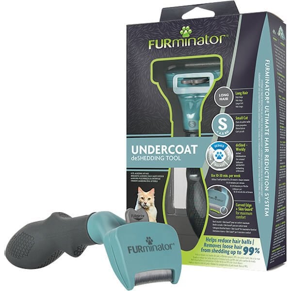 Furminator Long Hair Uzun Tüylü Kedi Tüy Tarağı Small ürün görseli