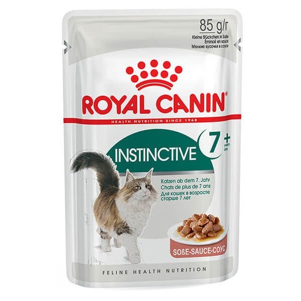 Royal Canin İnstinctive +7 Pouch Yaşlı Konserve Kedi Maması 1 Adet 85 Gr yaş konserve kedi maması