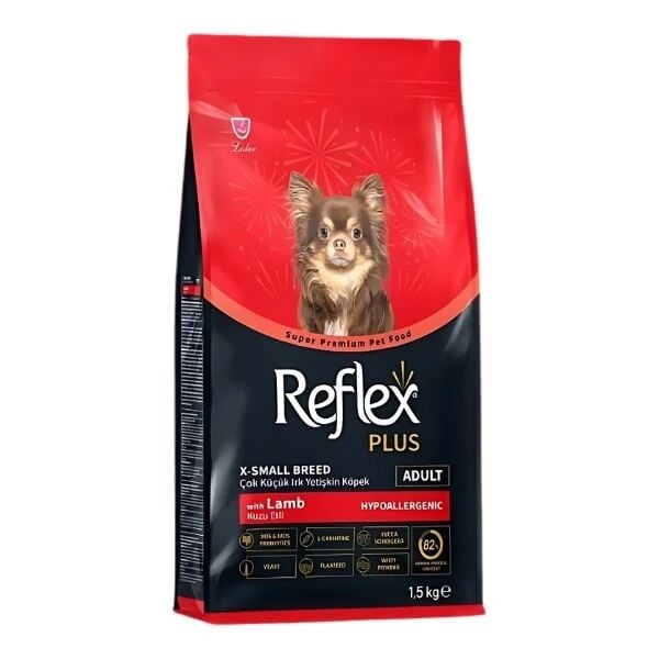 Reflex Plus Kuzu Etli Çok Küçük Irk Yetişkin Köpek Maması 1.5 Kg - Kuru Köpek Maması