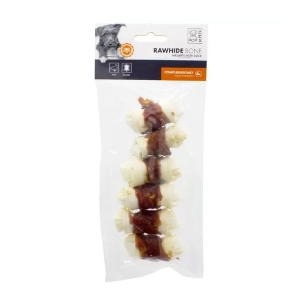 M-Pets Wrapped Ördekli Çiğneme Kemiği Köpek Ödülü 84 Gr - Köpek Ödül Maması