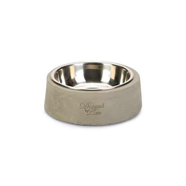 Karlie Beton Paslanmaz Çelik Kedi ve Köpek Mama ve Su Kabı 160 Ml 12.5x12.5x4 Cm - Köpek Mama ve Su Kabı