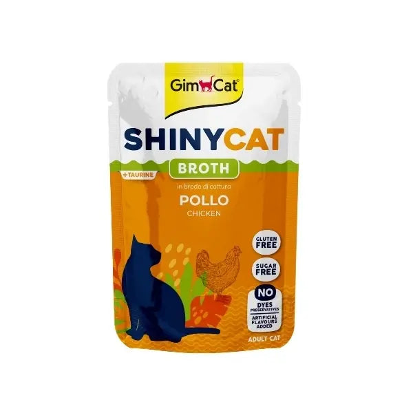 Gimcat Shinycat Sos İçinde Tavuklu Pouch Yetişkin Yaş Kedi Maması 1 Adet 70 Gr yaş konserve kedi maması