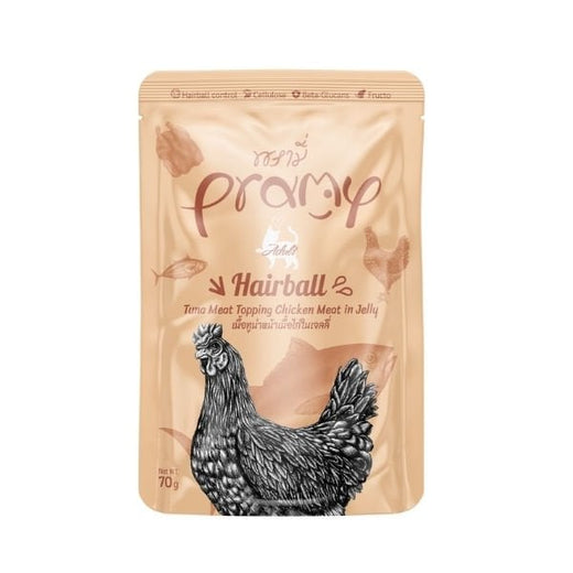 Pramy Jöle İçinde Ton Balıklı ve Tavuklu Pouch Yetişkin Yaş Kedi Maması 1 Adet 70 Gr