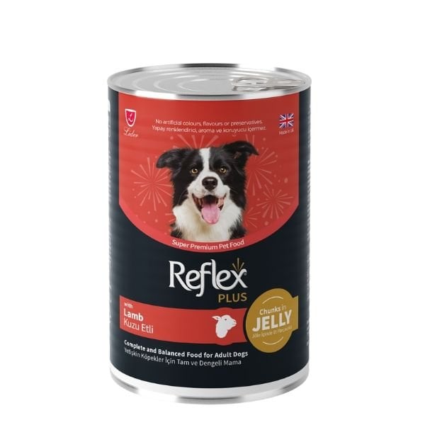 Reflex Plus Jöle İçinde Kuzu Etli Yetişkin Konserve Köpek Maması 1 Adet 400 Gr - Konserve Köpek Maması