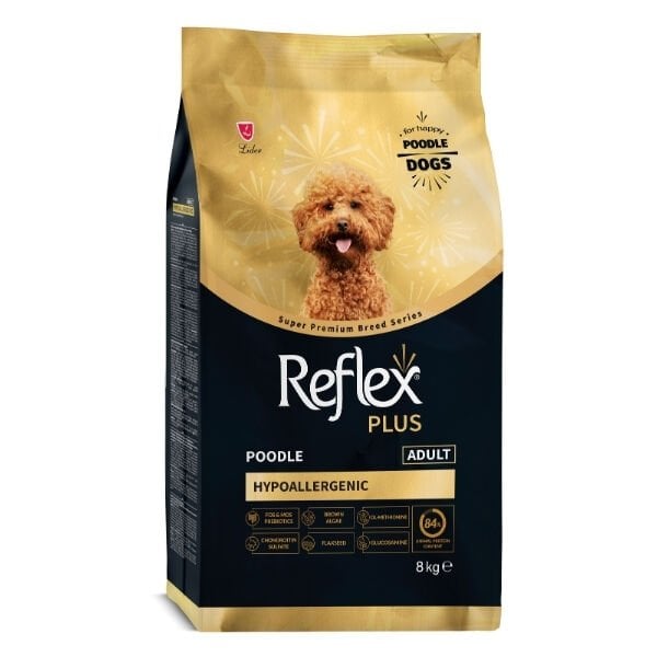 Reflex Plus Poodle Hypoallergenic Tavuklu Yetişkin Köpek Maması 8 Kg - Kuru Köpek Maması