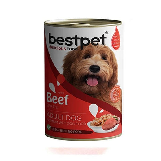 Bestpet Sığır Etli Jöleli Yetişkin Köpek Konservesi 1 Adet 400 Gr
