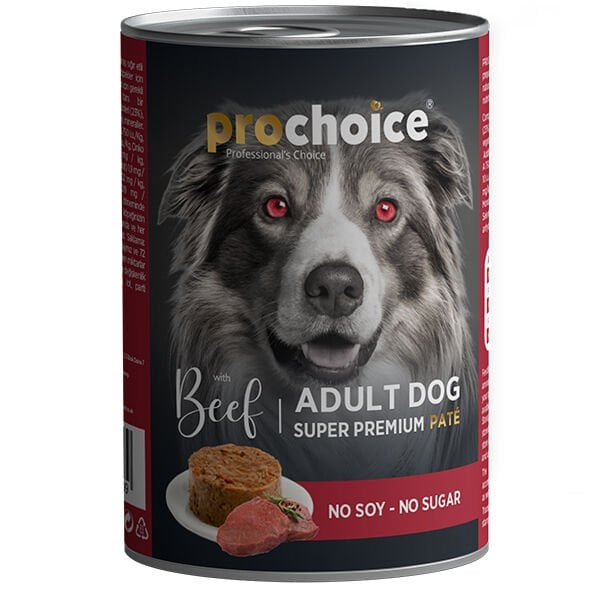 Pro Choice Adult Biftekli Yetişkin Köpek Konservesi 1 Adet 400 Gr - Konserve Köpek Maması