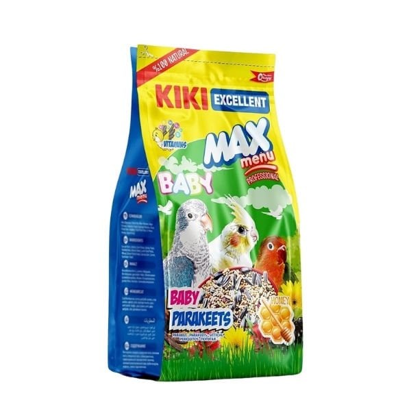 Kiki Excellent Max Menu Yavru Paraket Kuşu Yemi 500 Gr ürün görseli