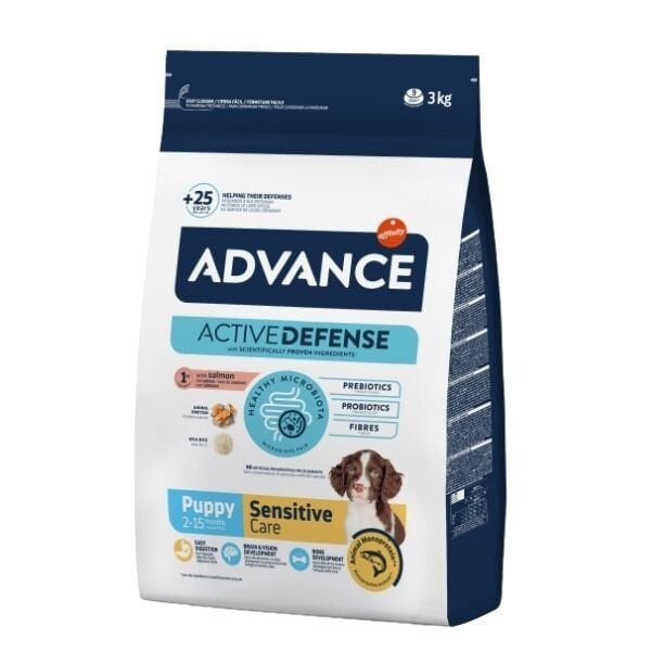 Advance Puppy Sensitive Somonlu Hassas Yavru Köpek Maması 3 Kg - Kuru Köpek Maması