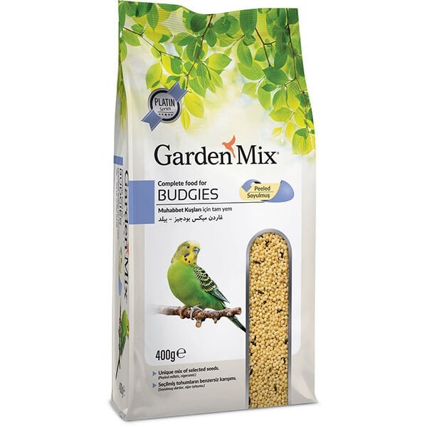 Garden Mix Kabuğu Soyulmuş Muhabbet Kuşu Yemi 400 Gr ürün görseli