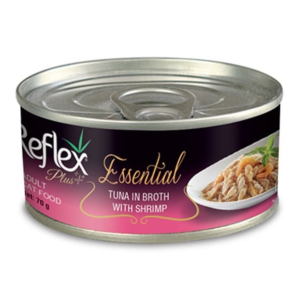 Reflex Plus Ton Balık ve Karidesli Yetişkin Konserve Kedi Maması 1 Adet 70 Gr yaş konserve kedi maması