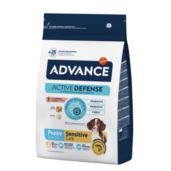 Advance Puppy Sensitive Somonlu Hassas Yavru Köpek Maması 12 Kg - Kuru Köpek Maması