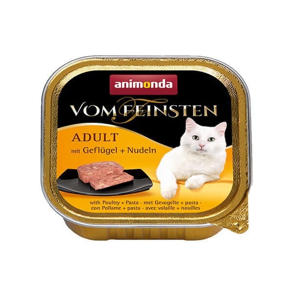 Animonda Kümes Hayvanı ve Makarnalı Yetişkin Konserve Kedi Maması 1 Adet 100 Gr yaş konserve kedi maması