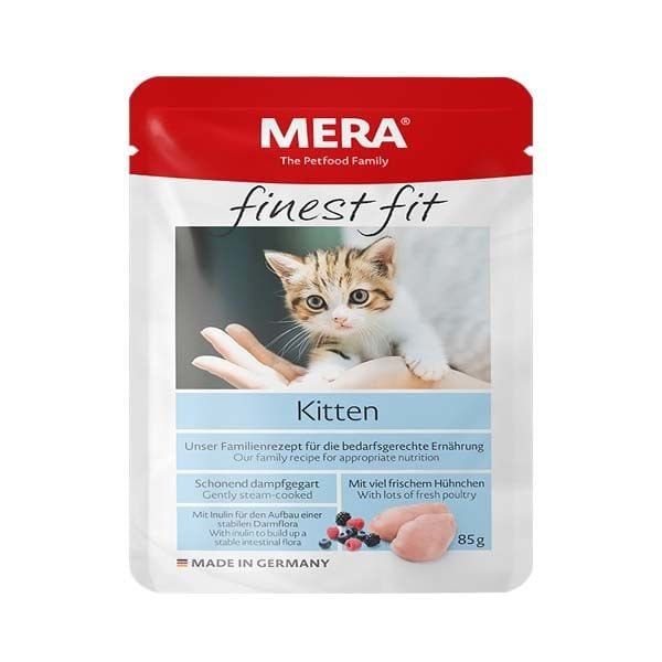 Mera Finest Fit Kitten Pouch Yavru Yaş Kedi Maması 85 Gr yaş konserve kedi maması