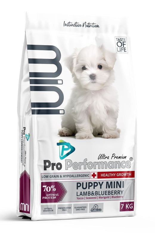 Pro Performance Kuzu Etli ve Yaban Mersinli Küçük Irk Yavru Köpek Maması 7 Kg