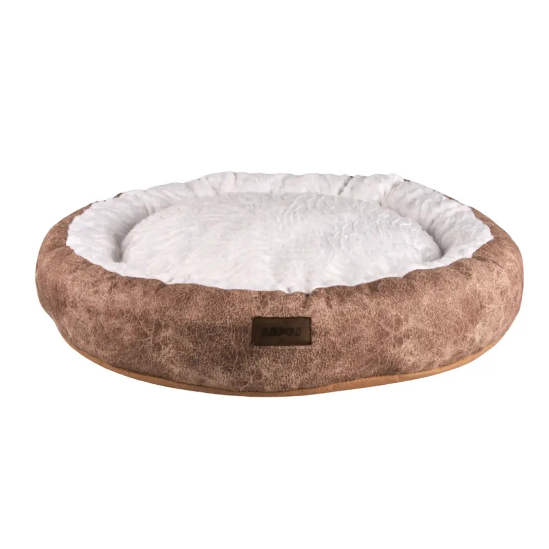 Lepus Simit Kedi ve Köpek Yatağı Kahverengi 57x16 Cm - Kedi Aksesuarı