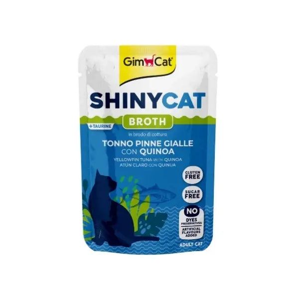 Gimcat Shinycat Sos İçinde Ton Balıklı ve Kinoalı Pouch Yetişkin Yaş Kedi Maması 1 Adet 70 Gr yaş konserve kedi maması