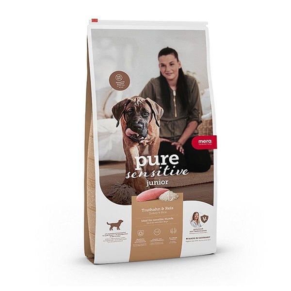 Mera Pure Sensitive Junior Hindili Yavru Köpek Maması 12.5 Kg - Kuru Köpek Maması