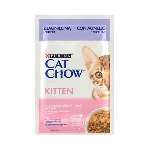 Cat Chow Kuzu Etli ve Kabaklı Pouch Yavru Yaş Kedi Maması 1 Adet 85 Gr