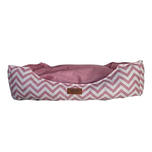 Lepus Soft Kedi ve Köpek Yatağı Beyaz/Pembe Large 80x67x15 Cm