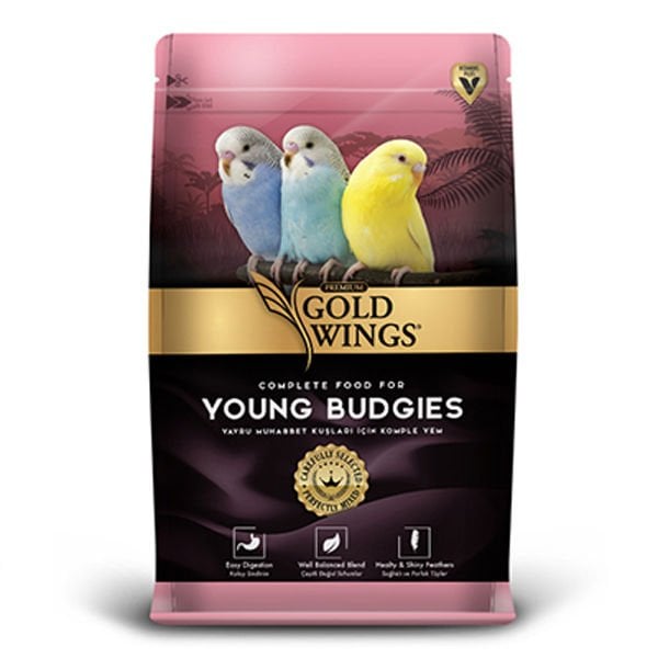 Gold Wings Premium Yavru Muhabbet Kuşu Yemi 1 Kg ürün görseli