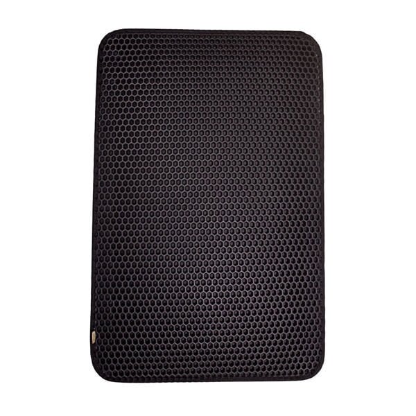 Cattie Altıgen Model Kum Toplayıcı Fonksiyonel Kedi Paspası Large Siyah 50x75 Cm ürün görseli