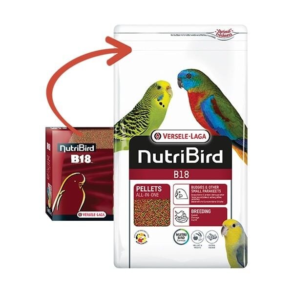 Versele Laga Nutribird B18 Pellet Karışık Muhabbet Kuşu Yemi 3 Kg ürün görseli