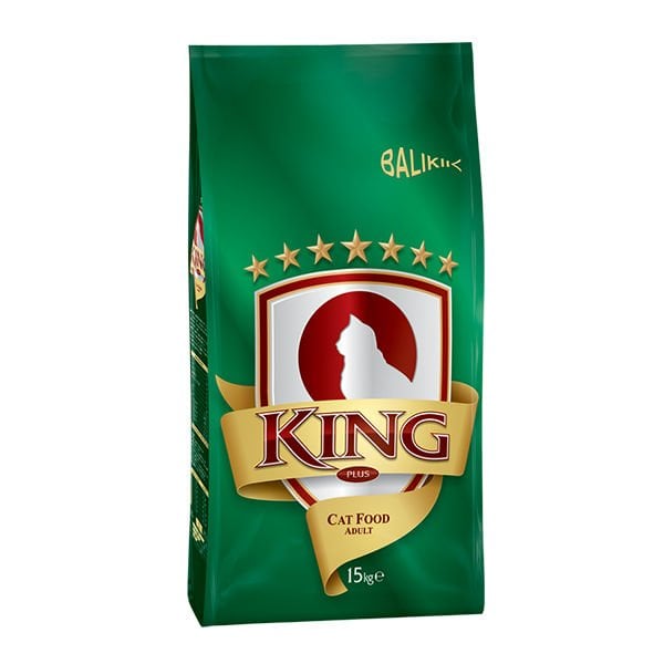 King Balıklı Yetişkin Kedi Maması 15 Kg - Kuru Kedi Maması