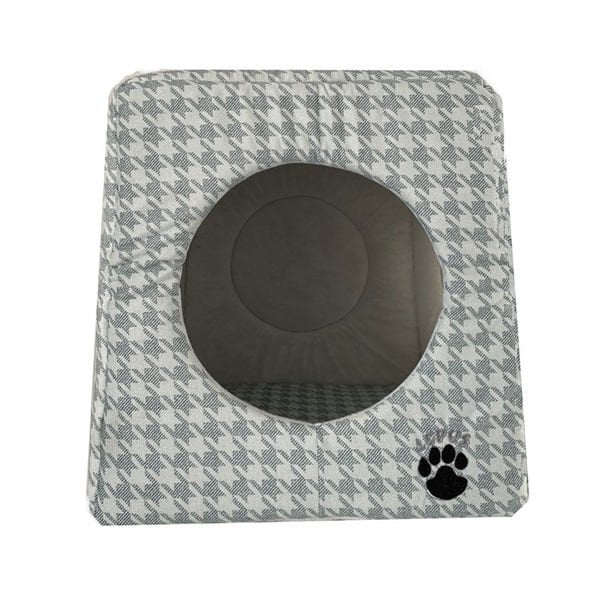 Lepus Trio Küp Yuva Küçük Irk Köpek ve Kedi Yatağı Gri 35x35x35 Cm - Kedi Aksesuarı