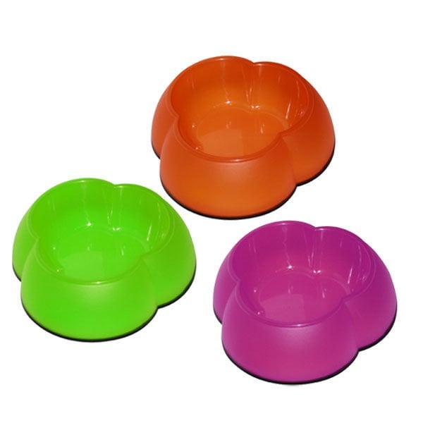 Pawise Plastik Kedi ve Köpek Mama Kabı Çiçek Şekilli 1250 Ml - Köpek Mama ve Su Kabı