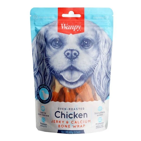 Wanpy Kalsiyumlu Gerçek Tavuk Köpek Ödül Maması 1 Adet 100 Gr - Köpek Ödül Maması