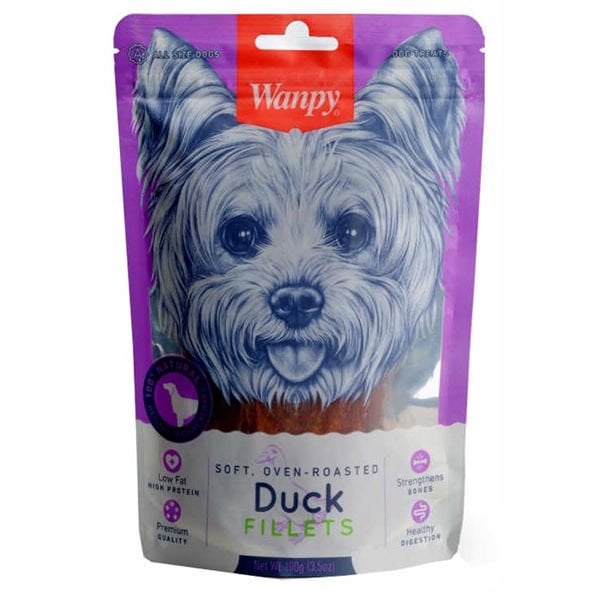 Wanpy Yumuşak Ördekli Fileto Köpek Ödül Maması 1 Adet 100 Gr - Köpek Ödül Maması