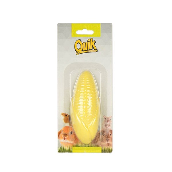 Quik Mısır Şekilli Kalsiyum ve Mineralli Kemirgen Blok 11 Cm