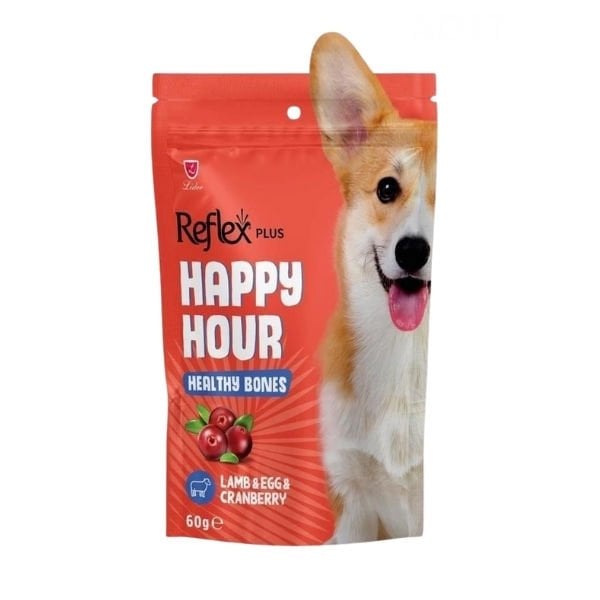 Reflex Plus Happy Hour Sağlıklı Kemikler için Destekleyici Köpek Ödül Maması 1 Adet 60 Gr - Köpek Ödül Maması