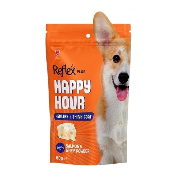 Reflex Plus Happy Hour Sağlıklı ve Parlak Tüyler için Destekleyici Köpek Ödül Maması 1 Adet 60 Gr - Köpek Ödül Maması