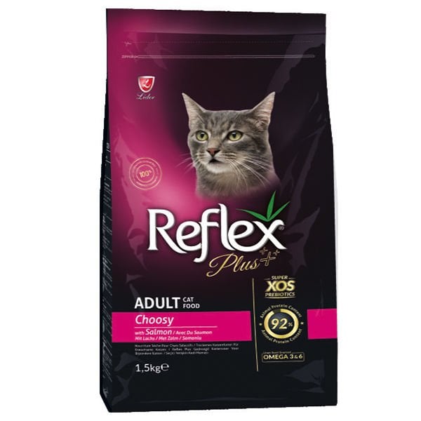 Reflex Plus Adult Choosy Somonlu Yetişkin Kedi Maması 1.5 Kg - Kuru Kedi Maması