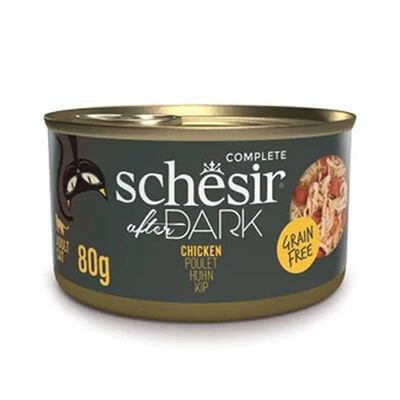 Schesir After Dark Et Suyu içinde Tavuklu Kedi Konservesi 1 Adet 80 Gr yaş konserve kedi maması
