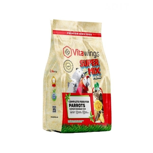 Vitawings Süper Mix Papağan Kuş Yemi 800 Gr ürün görseli