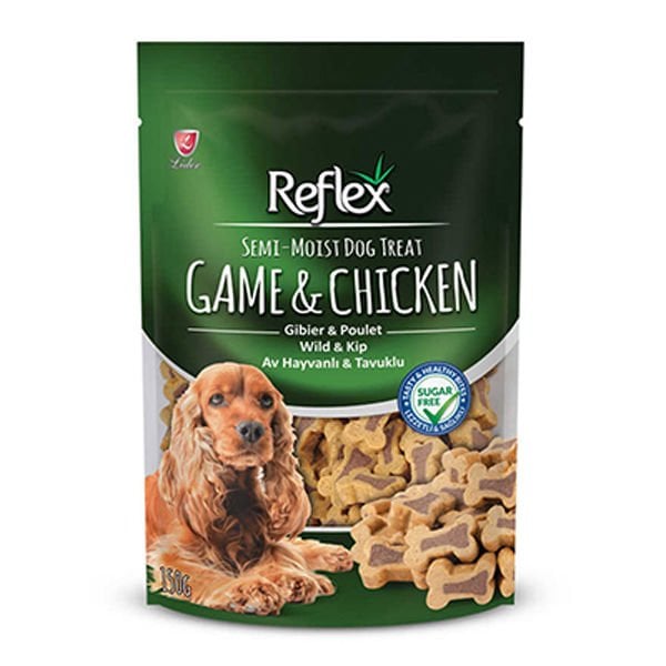 Reflex Av Hayvanlı ve Tavuklu Yarı Yumuşak Köpek Ödül Maması 1 Adet 150 Gr - Köpek Ödül Maması