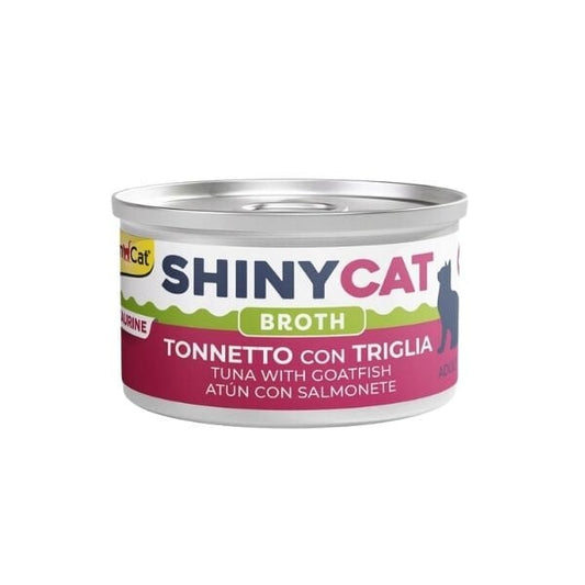 Gimcat Shinycat Broth Sos İçinde Barbun ve Ton Balıklı Konserve Kedi Maması 70 Gr 1 Adet
