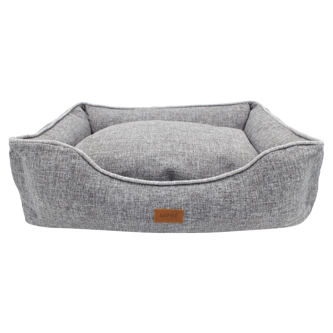 Lepus Mia Premium Kedi ve Köpek Yatağı Medium Gri 46x61x21 Cm - Kedi Aksesuarı
