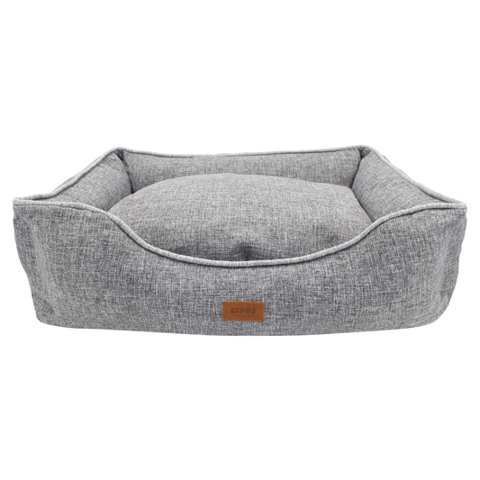 Lepus Mia Premium Kedi ve Köpek Yatağı Medium Gri 46x61x21 Cm - Kedi Aksesuarı